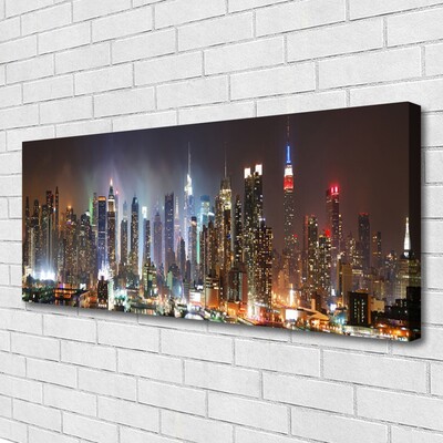 Bild canvas Night City New York