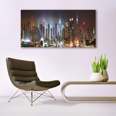 Bild canvas Night City New York