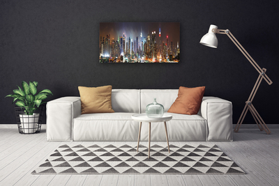 Bild canvas Night City New York