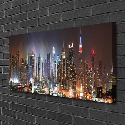 Bild canvas Night City New York