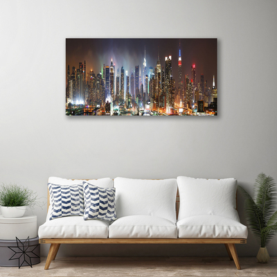 Bild canvas Night City New York