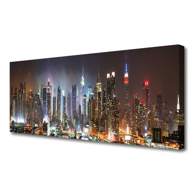 Bild canvas Night City New York