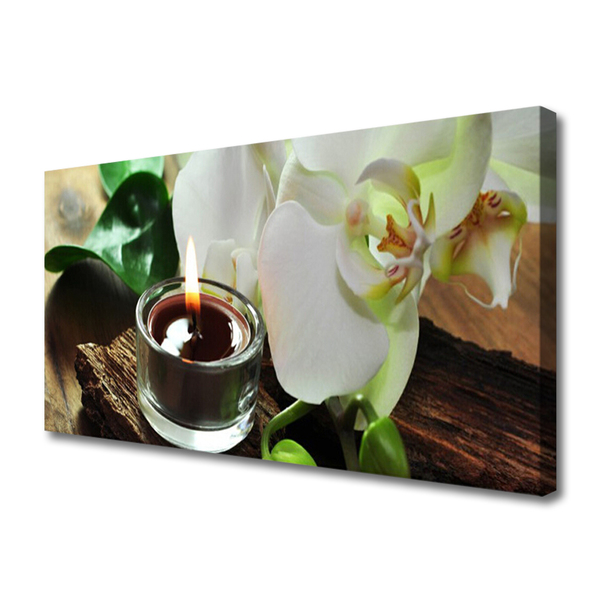 Fototryck canvas Orchid Spa ljus