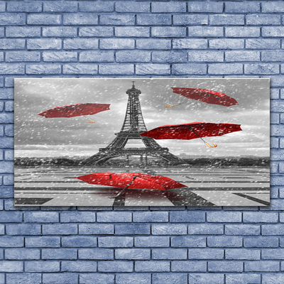 Bild canvas Eiffeltornet Paris paraply