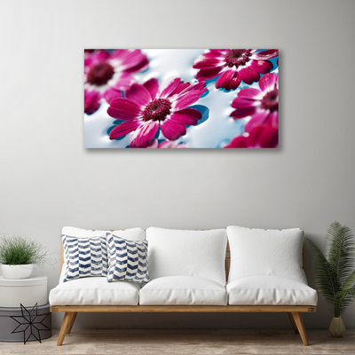 Bild på duk Blommor på vattnet Naturen