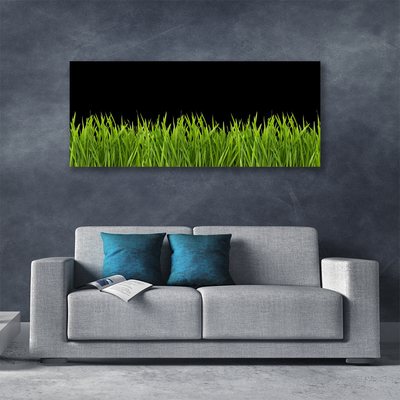 Fototryck canvas Grönt gräs Natur
