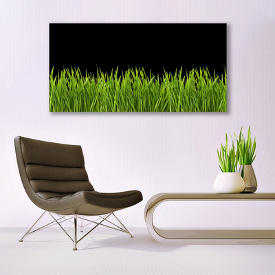 Fototryck canvas Grönt gräs Natur