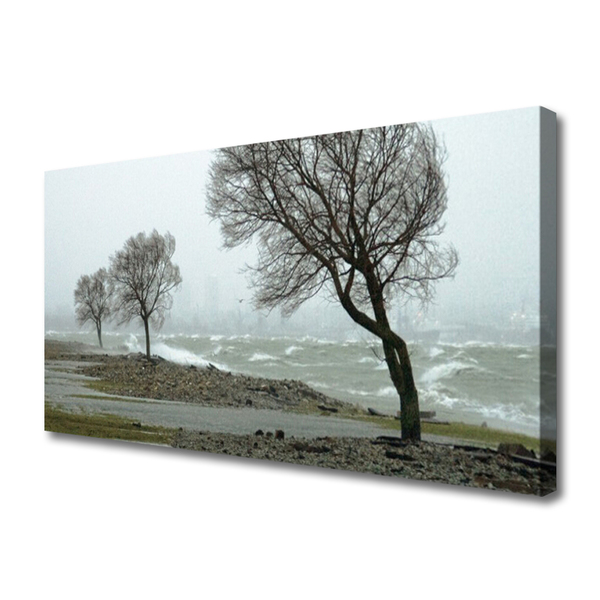Canvas bild Havsstormvågor