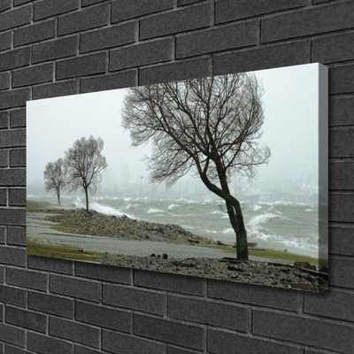 Canvas bild Havsstormvågor