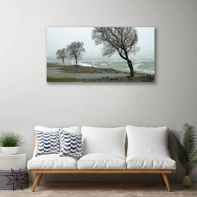 Canvas bild Havsstormvågor