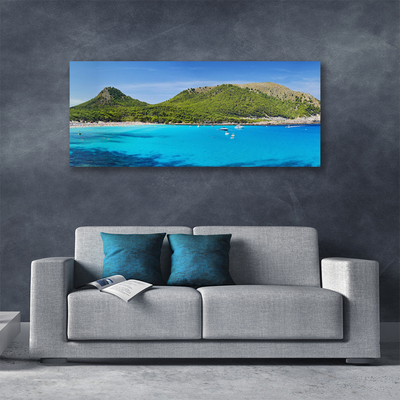 Fototryck canvas Berg Havslandskap