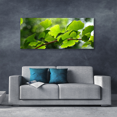 Fototryck canvas Grenar lämnar naturträd