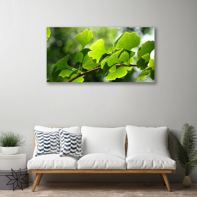 Fototryck canvas Grenar lämnar naturträd