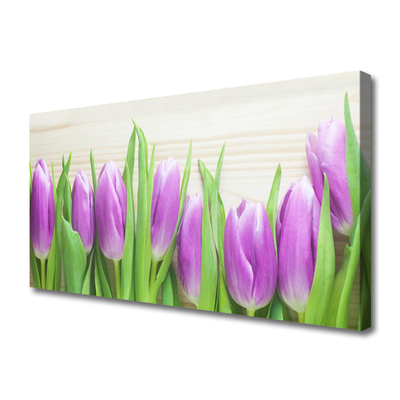 Canvas bild Tulpaner Blommor Natur