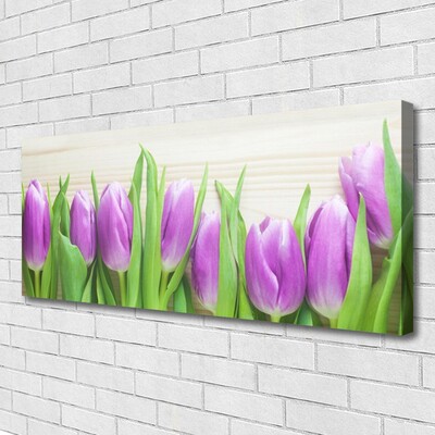 Canvas bild Tulpaner Blommor Natur