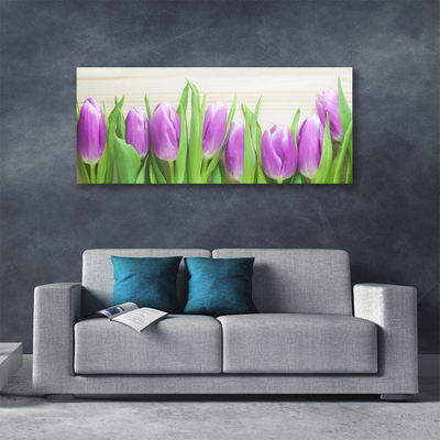 Canvas bild Tulpaner Blommor Natur