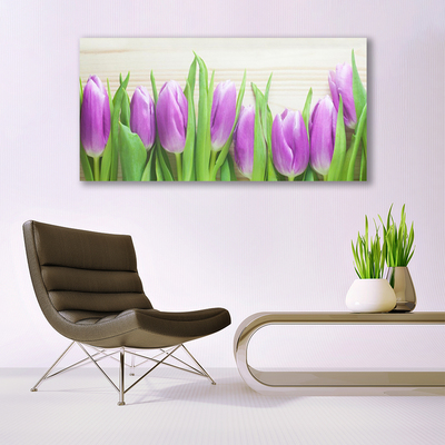 Canvas bild Tulpaner Blommor Natur