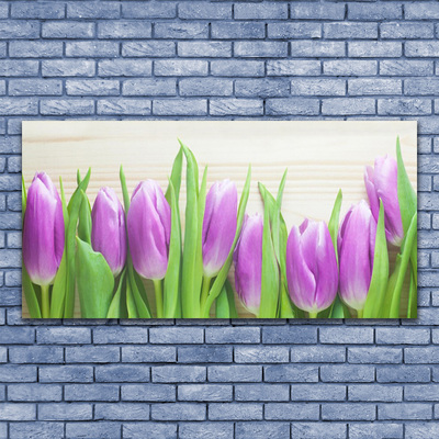 Canvas bild Tulpaner Blommor Natur