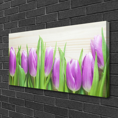 Canvas bild Tulpaner Blommor Natur