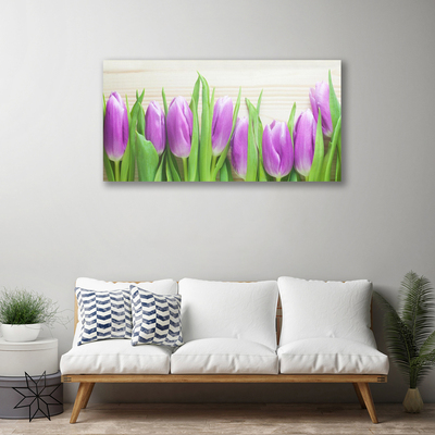 Canvas bild Tulpaner Blommor Natur