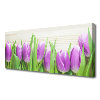 Canvas bild Tulpaner Blommor Natur