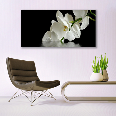 Fototryck canvas Orkidé i vattenblommor