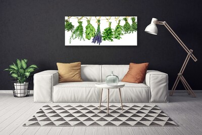 Fototryck canvas Kronblad Blommor Örter