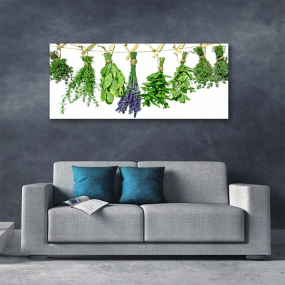 Fototryck canvas Kronblad Blommor Örter