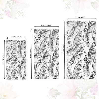Självhäftande möbelfolie Bananblad