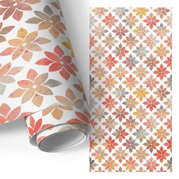 Självhäftande möbelfolie Höstmosaik