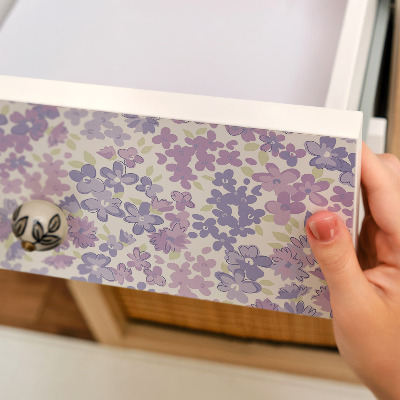 Möbelfolie Färgglada blommor