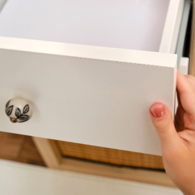 Möbelfolie Rent vitt