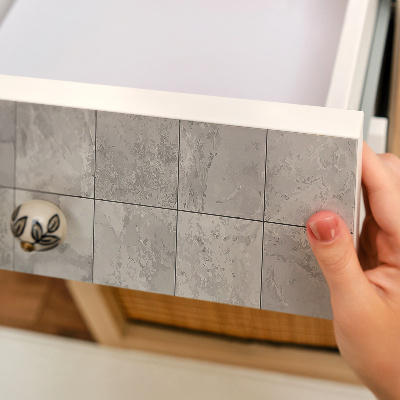 Kontaktplast Grå kakelplattor