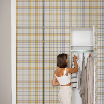 Möbelfolie Geometriskt rutnät