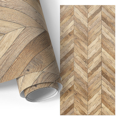 Möbelvinyl Rustik fiskbensmönster