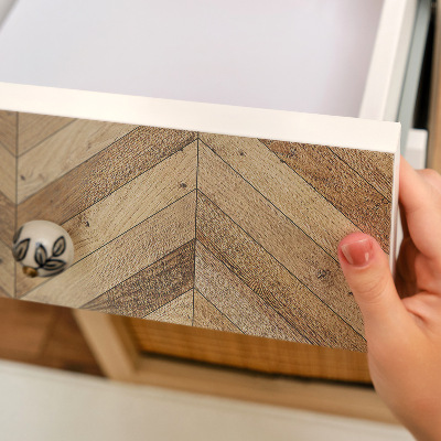 Möbelvinyl Rustik fiskbensmönster