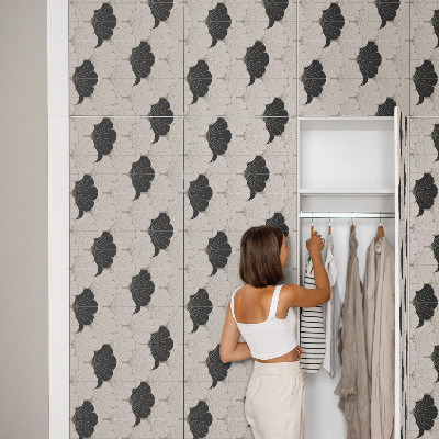 Möbelvinyl Blommönster