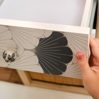 Möbelvinyl Blommönster