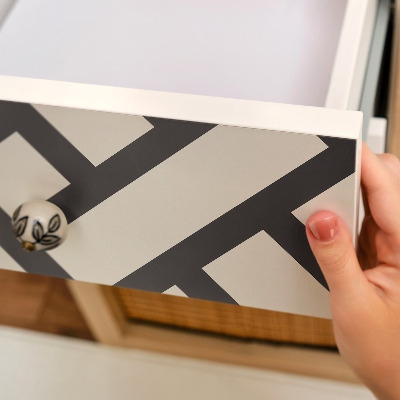 Möbelvinyl Enkel fläta