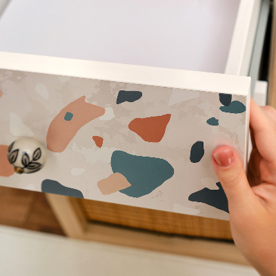 Möbelfolie Färgglatt mönster