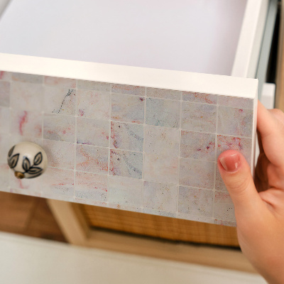 Möbelvinyl Pastellmosaik