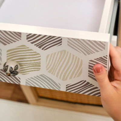 Möbelfolie Hexagonmosaik