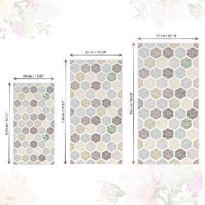 Möbelfolie Hexagonmosaik