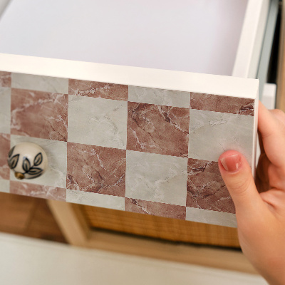 Kontaktplast Marmorrutnät