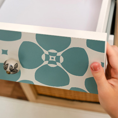 Möbelvinyl Blommig geometri