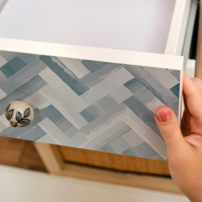 Kontaktplast Grå fiskbensmönster