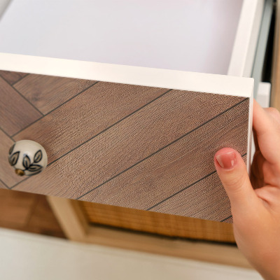 Möbeldekor Fiskbensmönster i trä