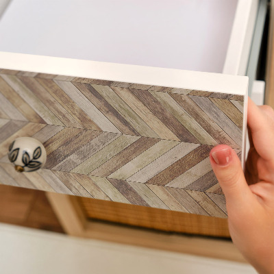 Möbelvinyl Tidlös fiskbensmönstrad