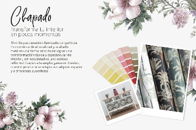 Självhäftande möbelfolie Blå mosaik
