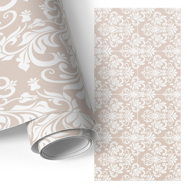 Självhäftande möbelfolie Växtsymmetri